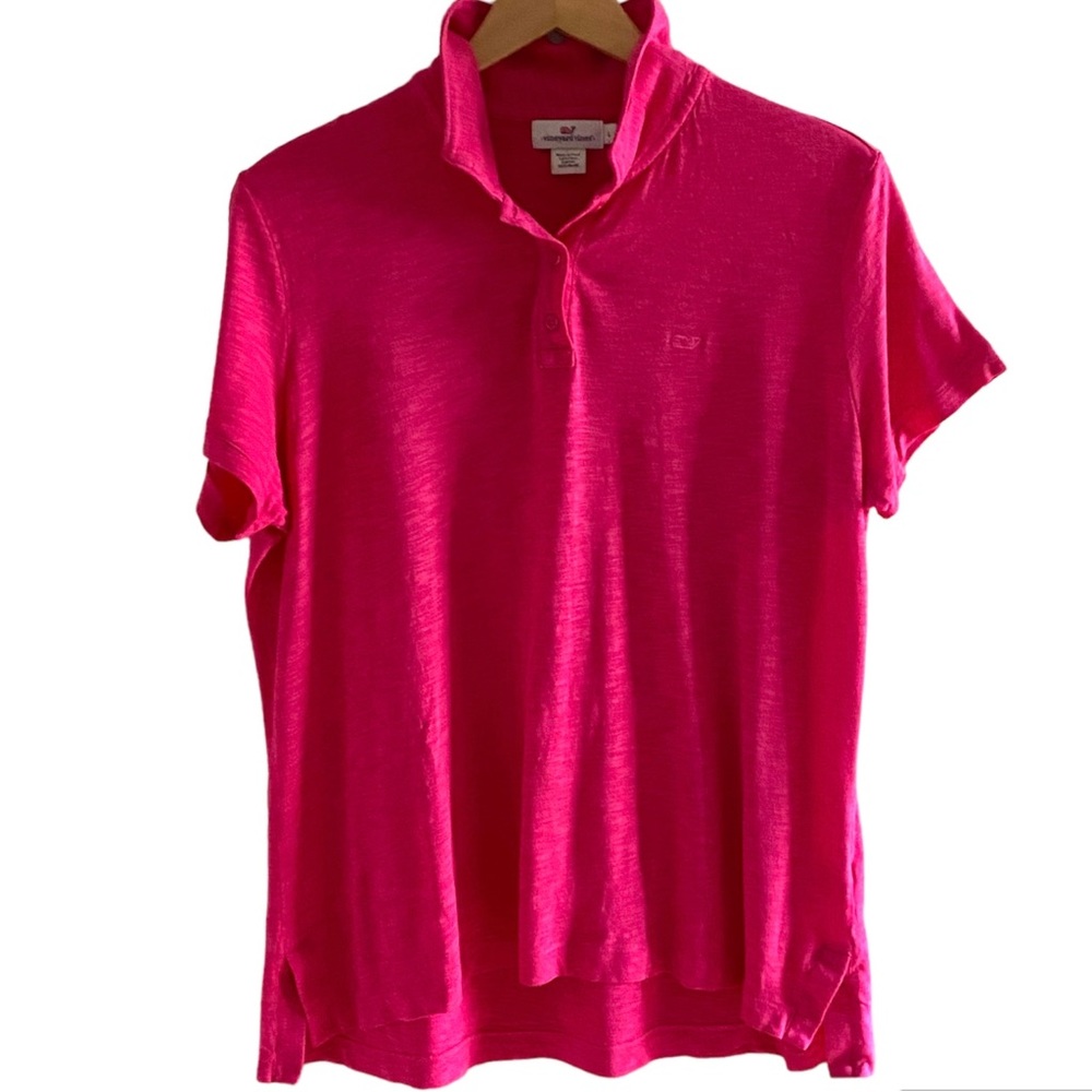 Vineyard Vines Pink Short Sleeve Polo